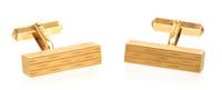 A Pair of Yellow Gold Cufflinks, 7.90 dwts.