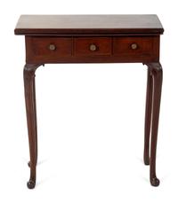 A George II Style Mahogany Flip-Top Table