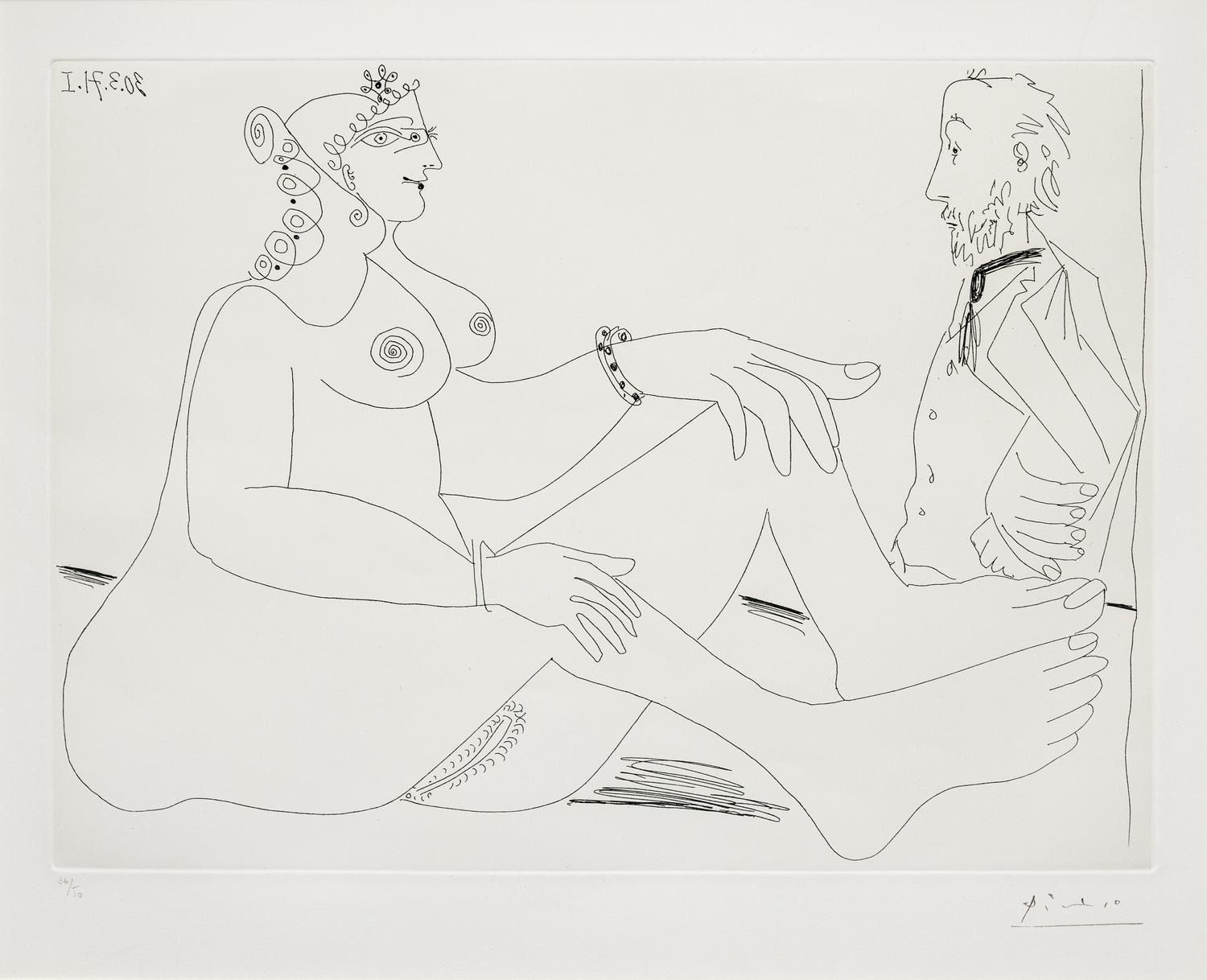 Fille au Bracelet, avec Degas les Mains dans le Dos, from 156 Series