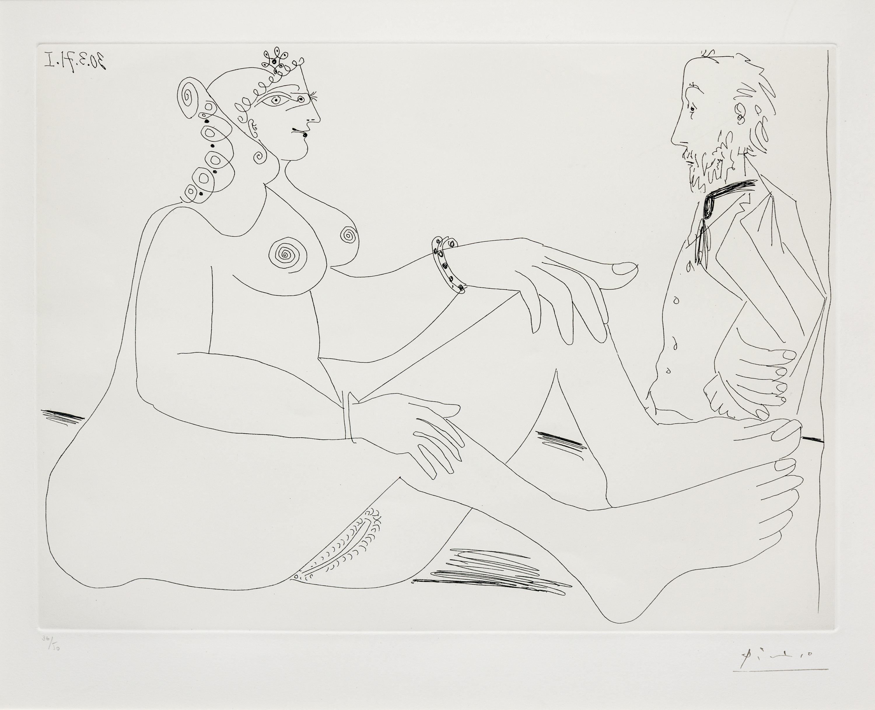 Fille au Bracelet, avec Degas les Mains dans le Dos, from 156 Series