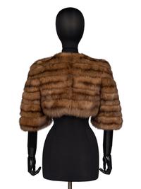 Dennis Basso, Cropped Sable Bolero