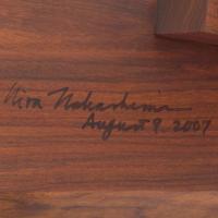 Mira Nakashima (American, b. 1942) Special "Greenrock" Console Table, George Nakashima Woodworker, New Hope, Pennsylvania, 2007