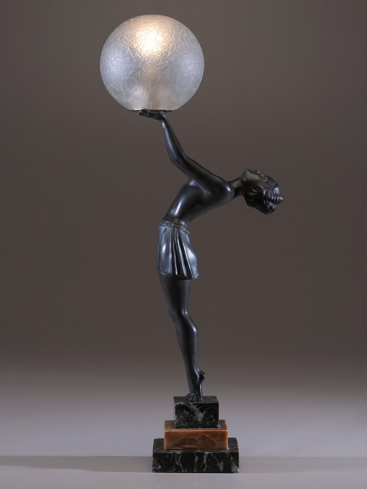 Art Deco Figural Lamp