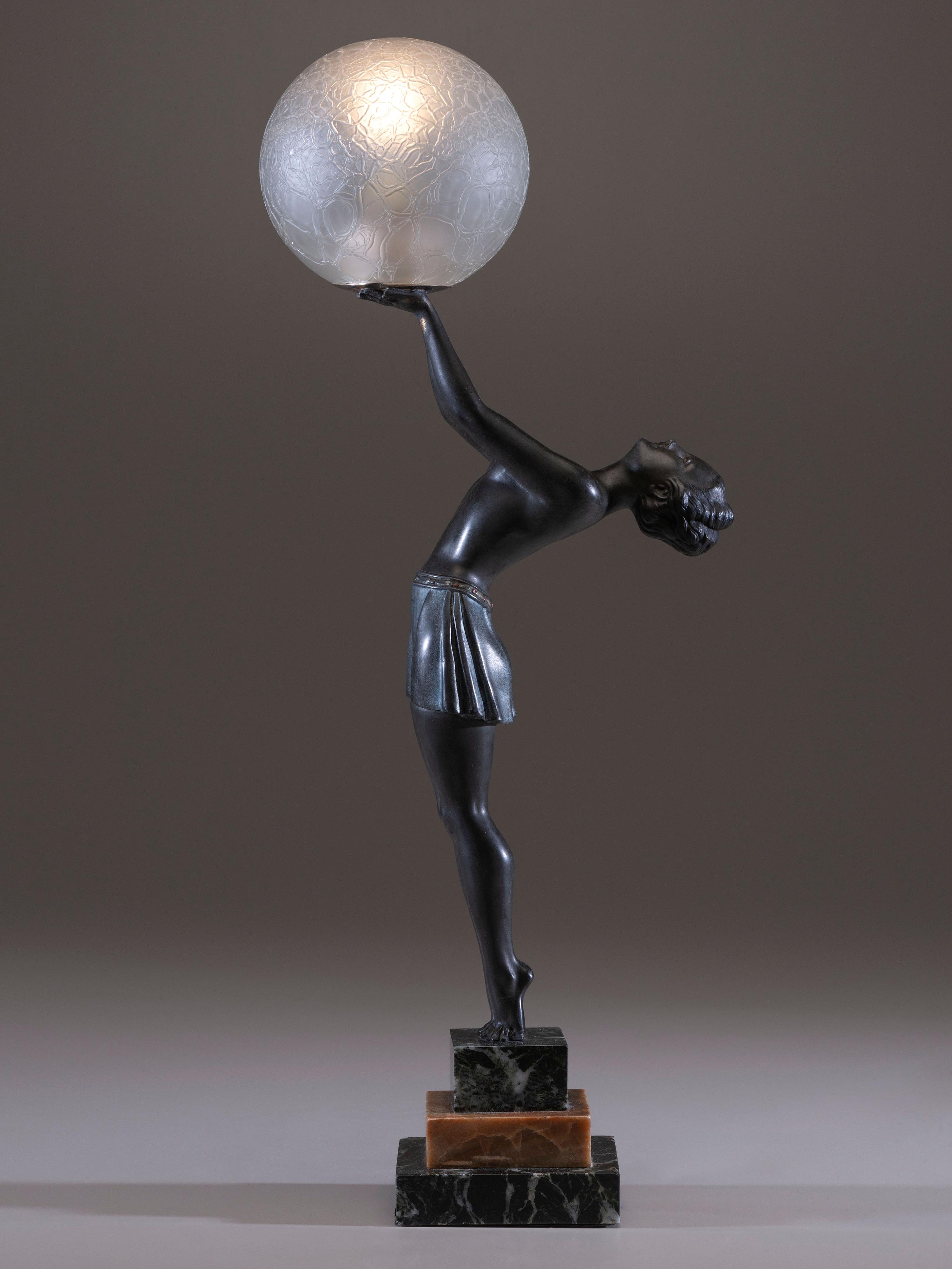 Art Deco Figural Lamp