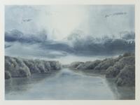 April Gornik, (American, b. 1953), Rivers Meeting, 1989