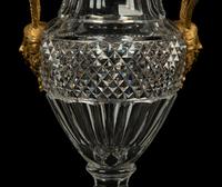 A Gilt Bronze Mounted Cut Crystal Urn — 19TH/20TH CENTURY
