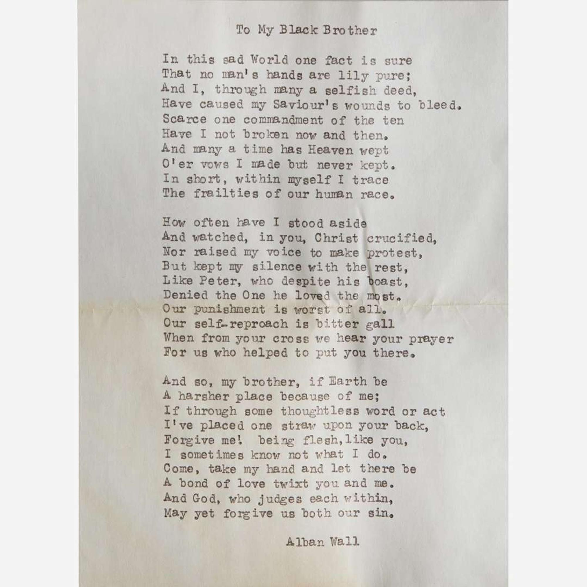 [African-Americana] King, Martin Luther, Jr. Typed letter, signed