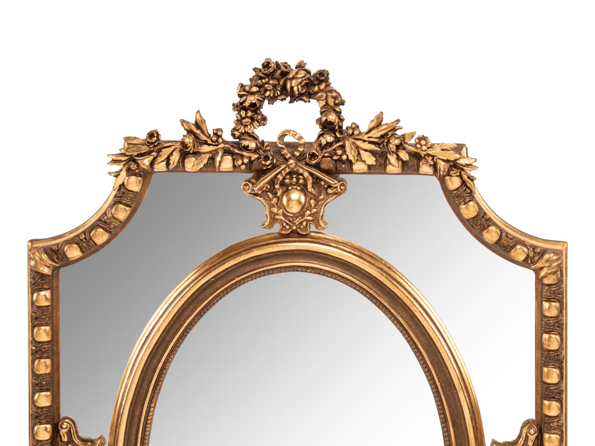 A French Neoclassical Style Giltwood Mirror