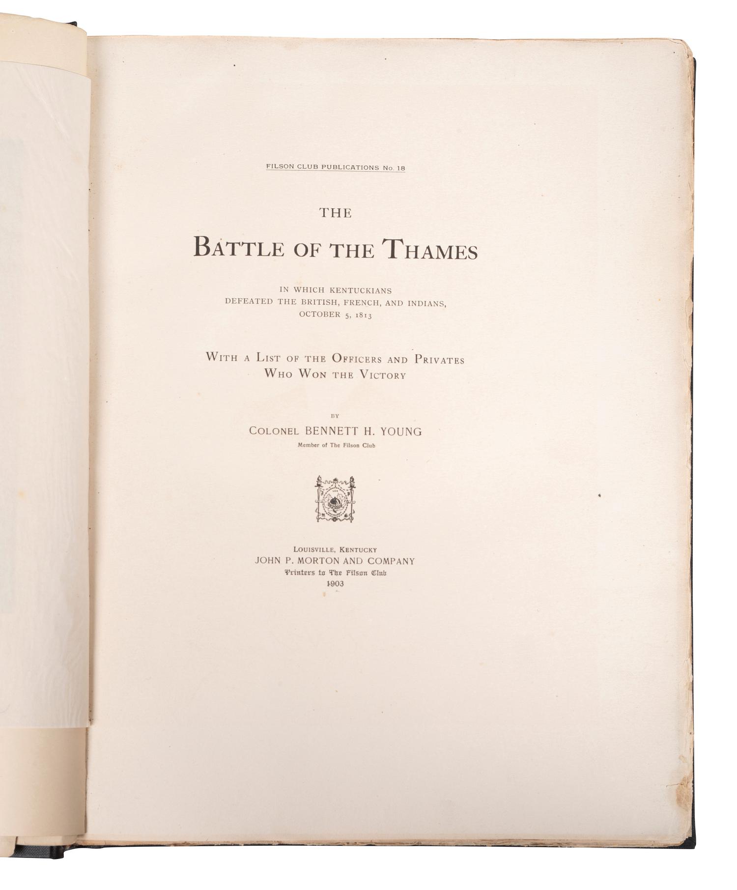 [NATIVE AMERICANS]. A group of books related to Native Americans, the Northwest Territory, and Indiana, comprising: