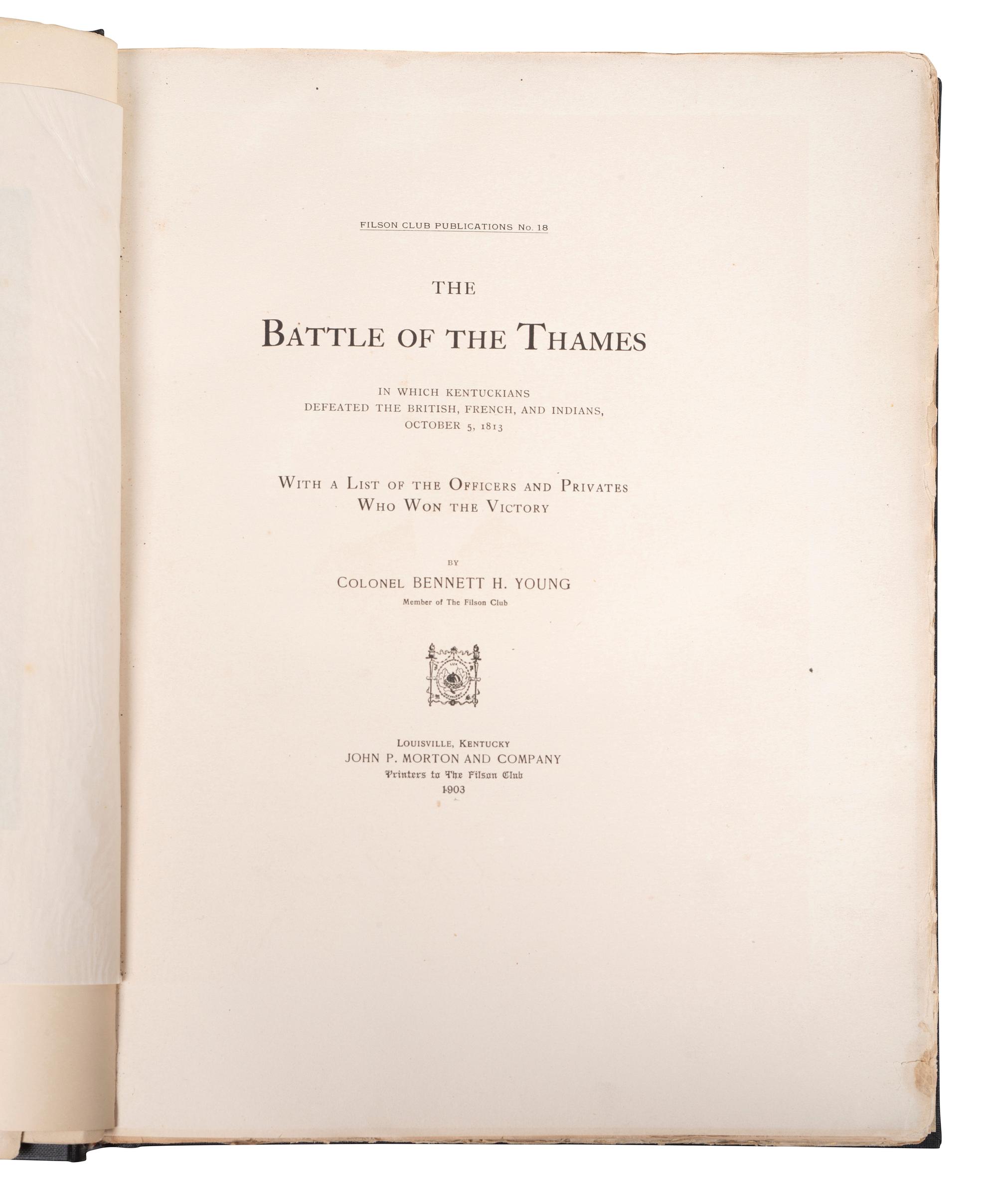 [NATIVE AMERICANS]. A group of books related to Native Americans, the Northwest Territory, and Indiana, comprising: