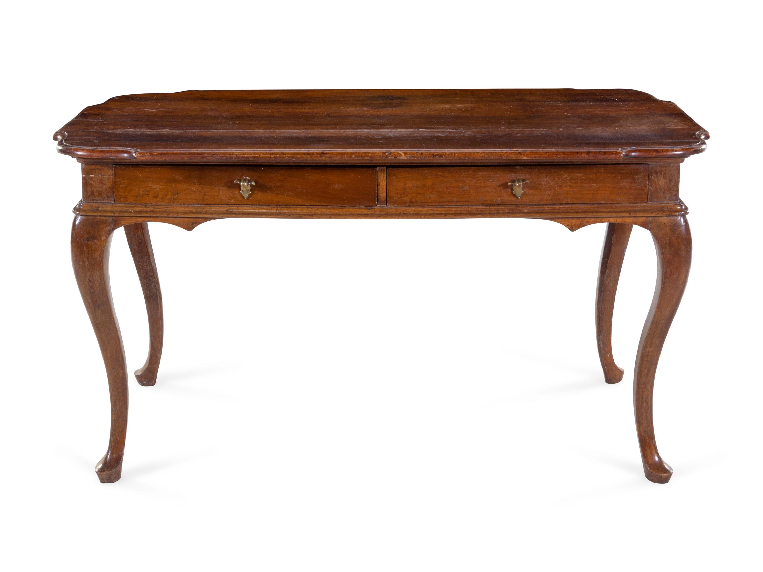 An Italian Fruitwood Dining Table