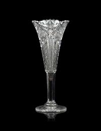 Three Cut Glass Vases