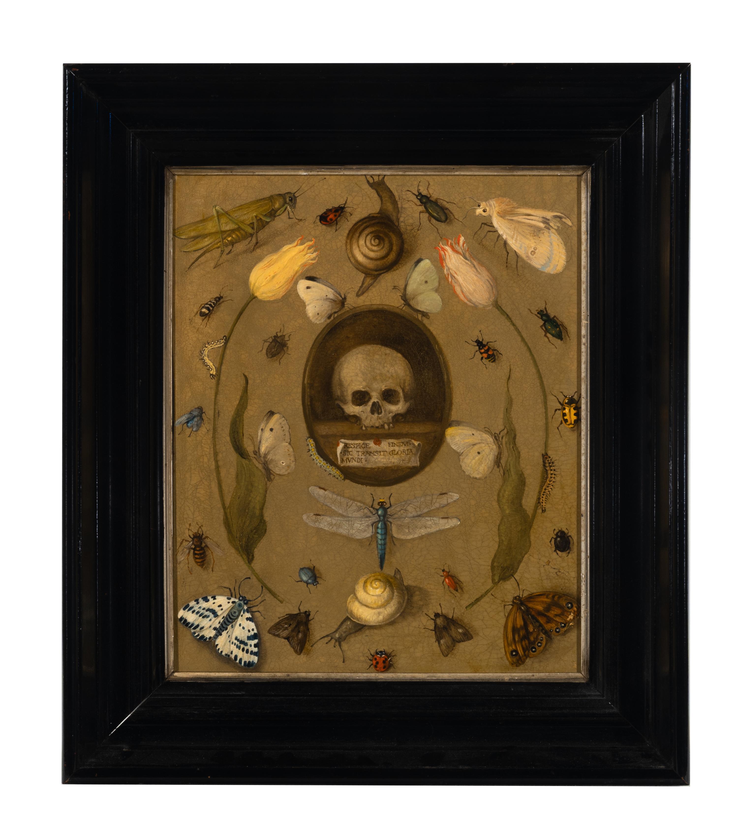 Follower of Joris Hoegfnagel (Flemish, 1542-1601) — Vanitas Still Life with Insects