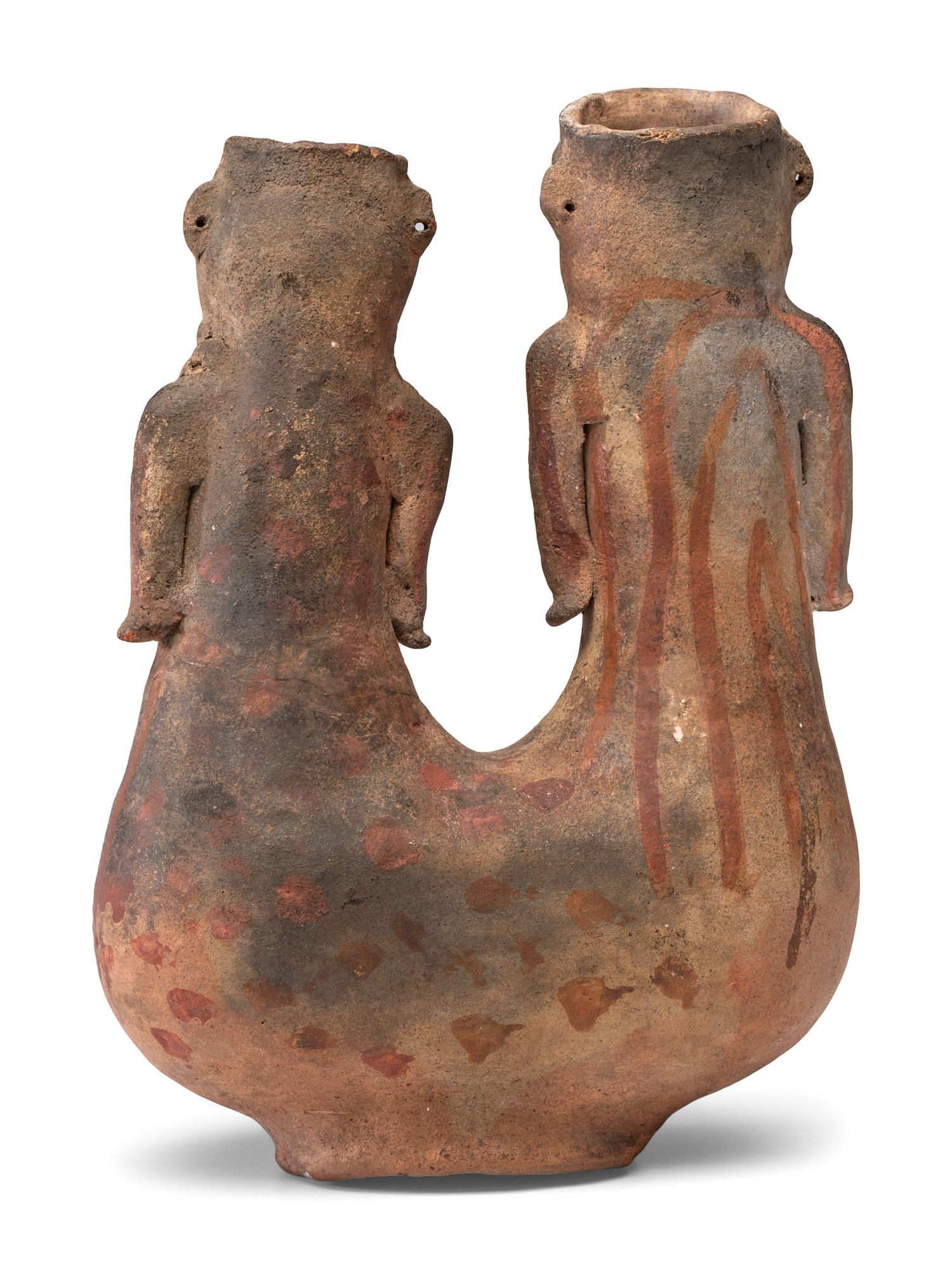 Mojave Figural Pottery Vase