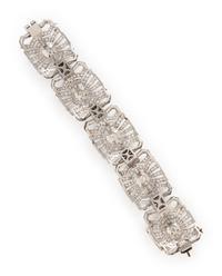 PLATINUM AND DIAMOND BRACELET