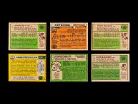A Group of Six Topps Football Hall of Fame Rookie Cards (Including Tony Dorsett, John Elway, Dan Marino, Art Monk, Lawrence Taylor)