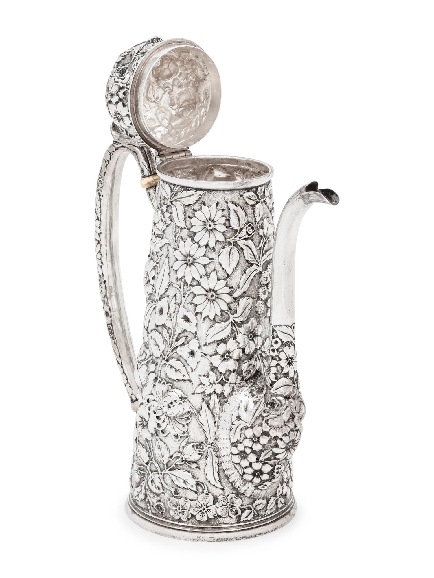 An American Silver Coffee Pot