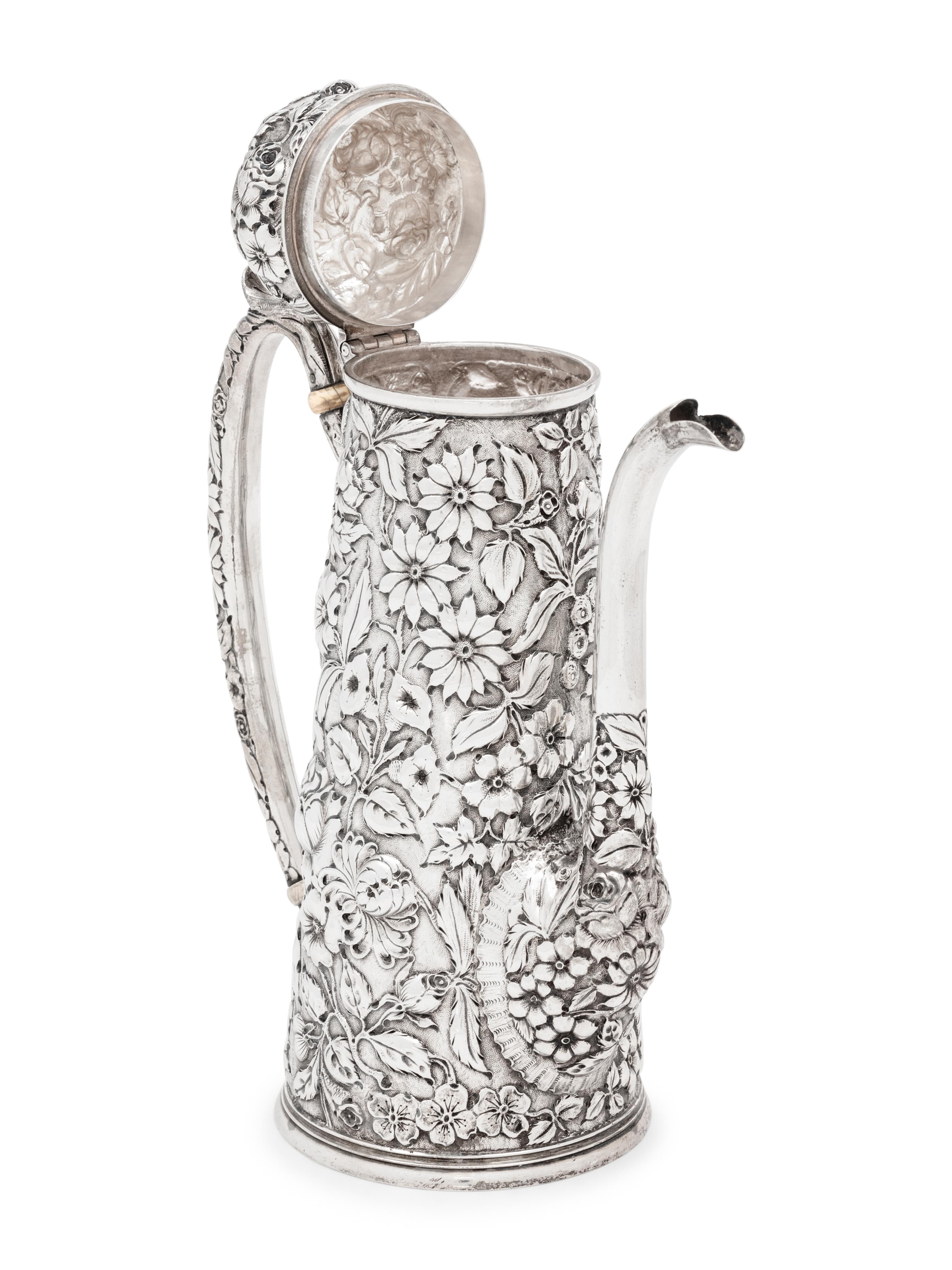 An American Silver Coffee Pot