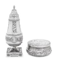 Two Continental Silver Table Articles