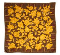 A Chanel Silk Scarf, 38" x 38".