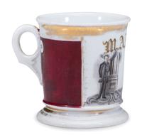 A Photographer's Porcelain Occupational Shaving Mug