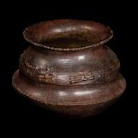 Six San Agustin Burnished Carinated Bowls