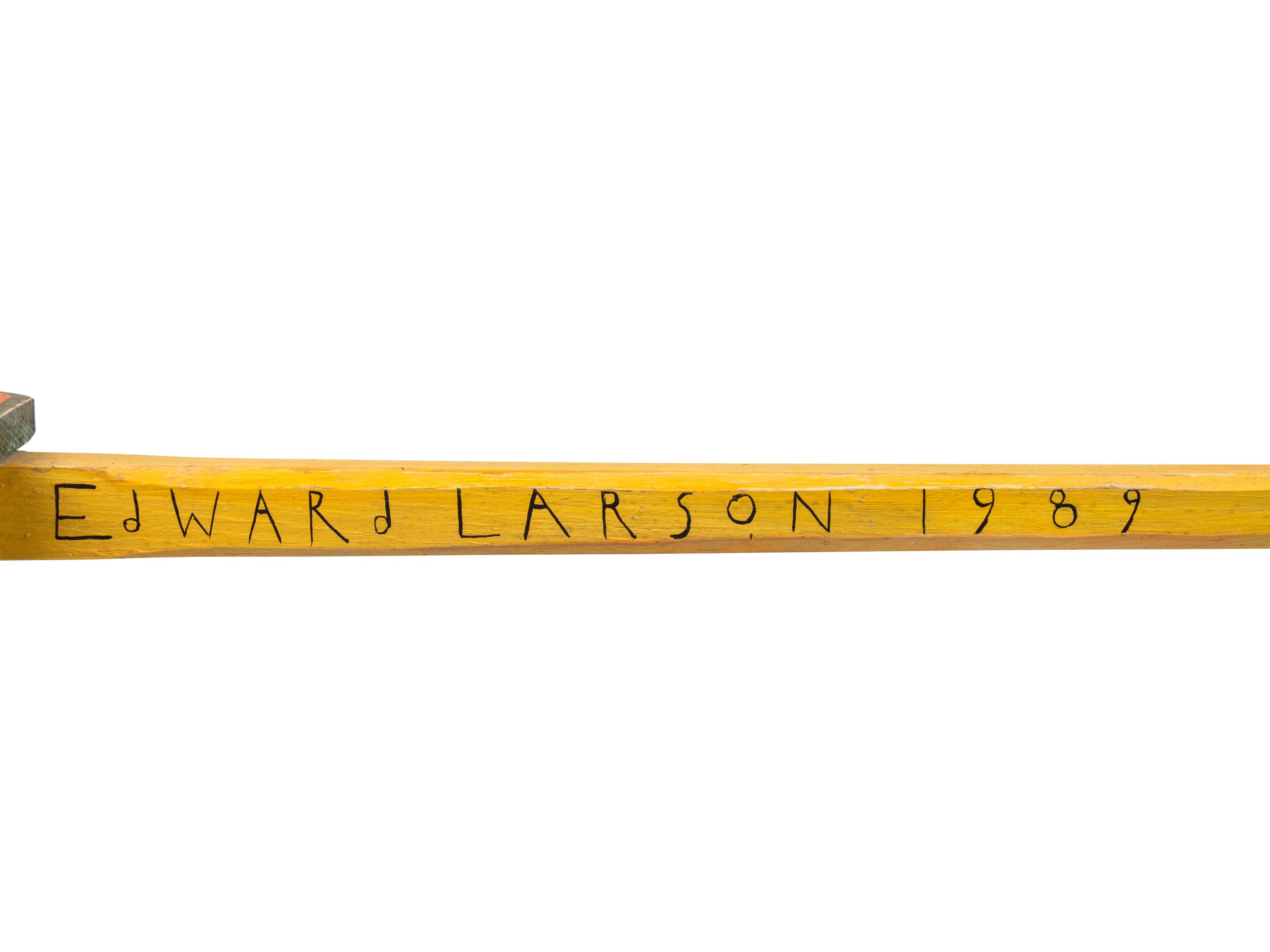 A One of a Kind Michael Jordan Signed Autograph Edward Larson 1989 Whirligig Folk Art (Beckett Authentication Services)