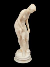 An Italian Alabaster Figure of a Nude