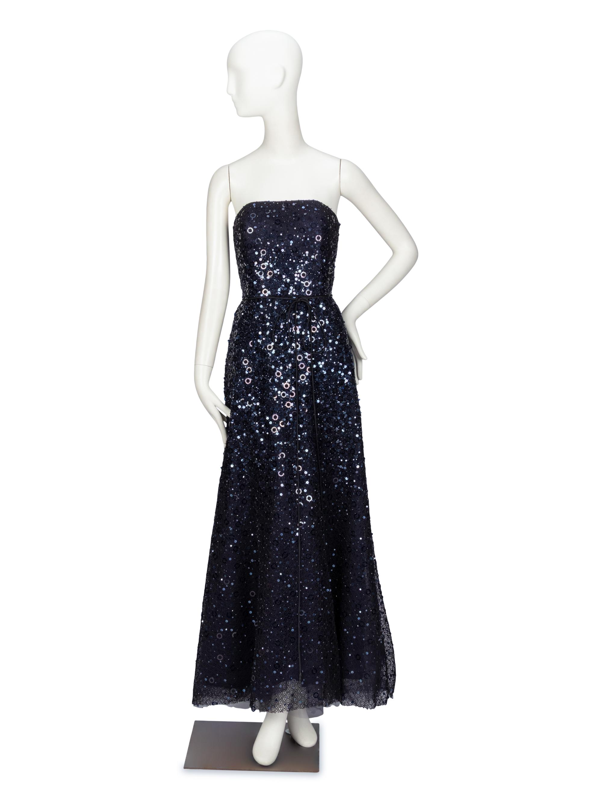 Pilar Rossi, Sequined Evening Gown