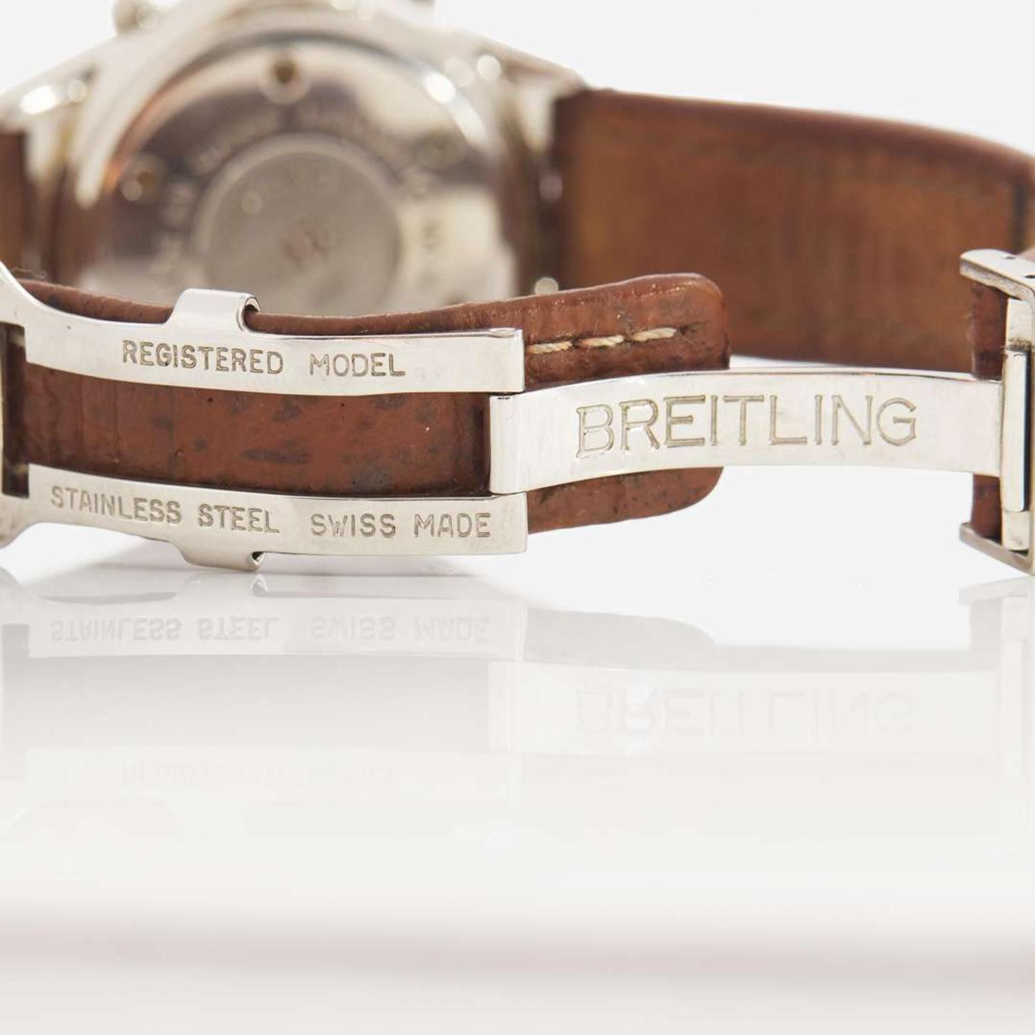 A Stainless Steel Breitling Cockpit Chronograph B30012