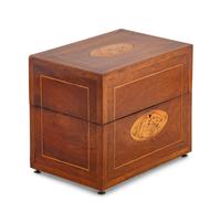 A Regency Marquetry Cave a Liqueur