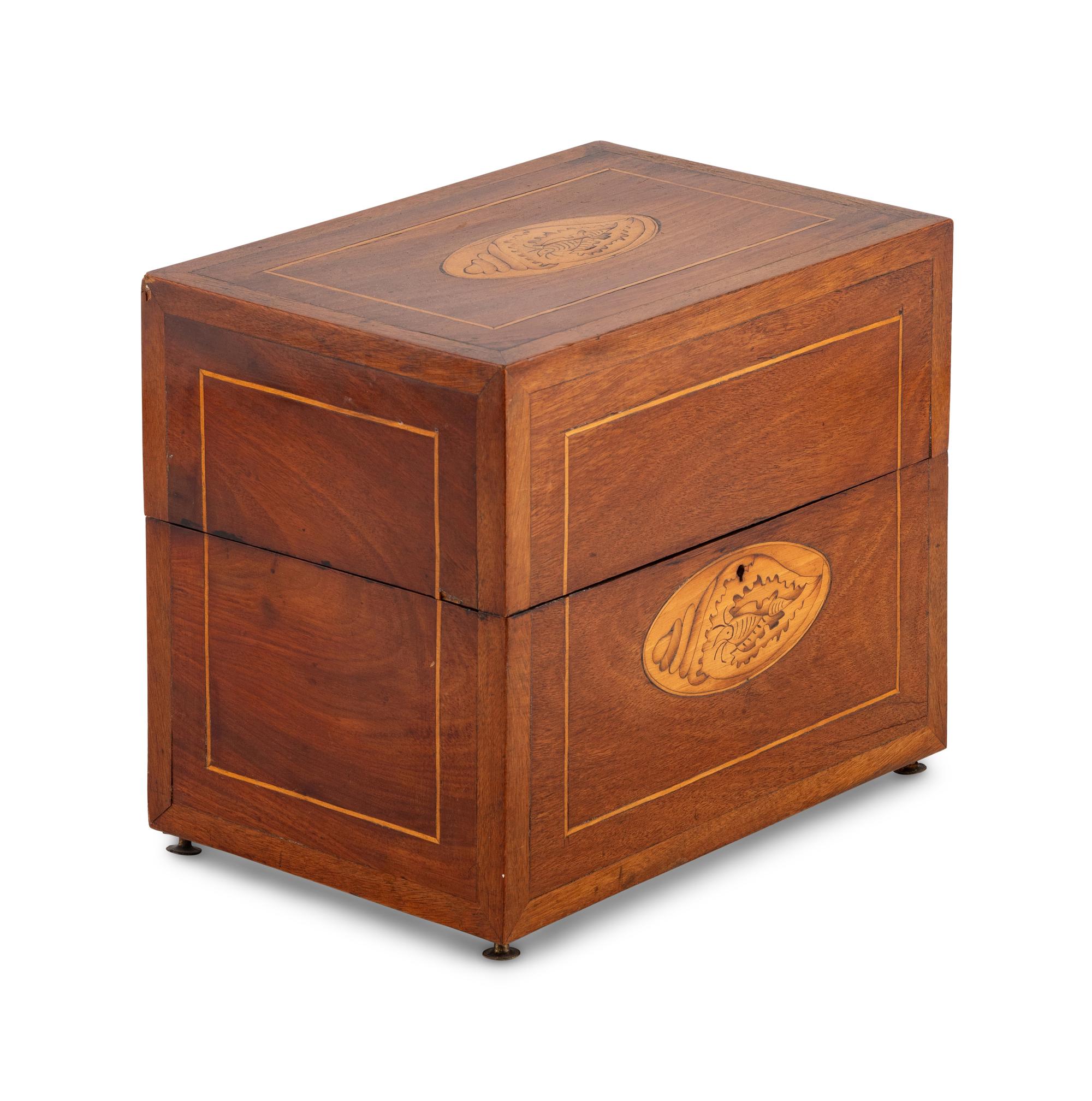 A Regency Marquetry Cave a Liqueur