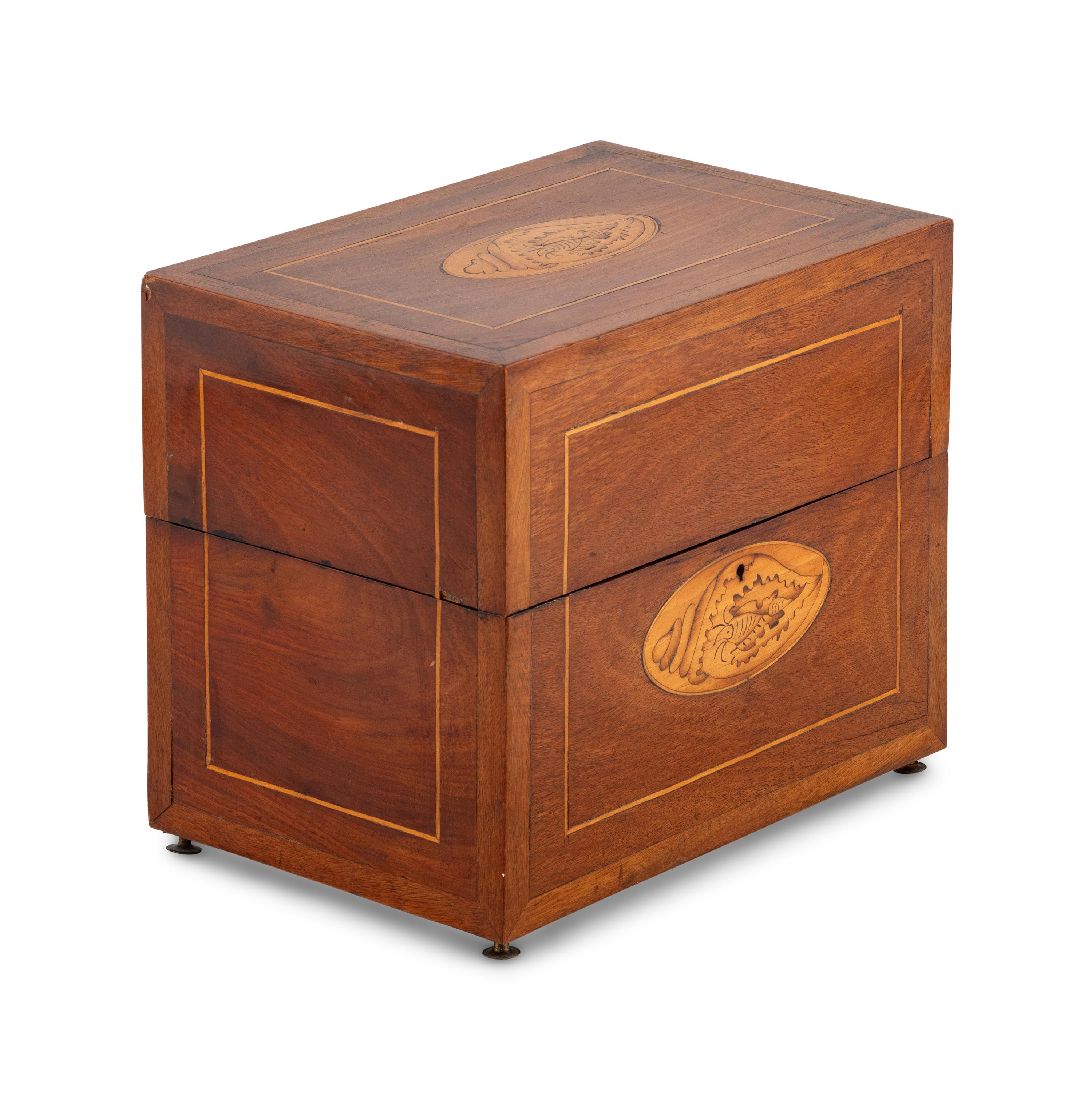 A Regency Marquetry Cave a Liqueur