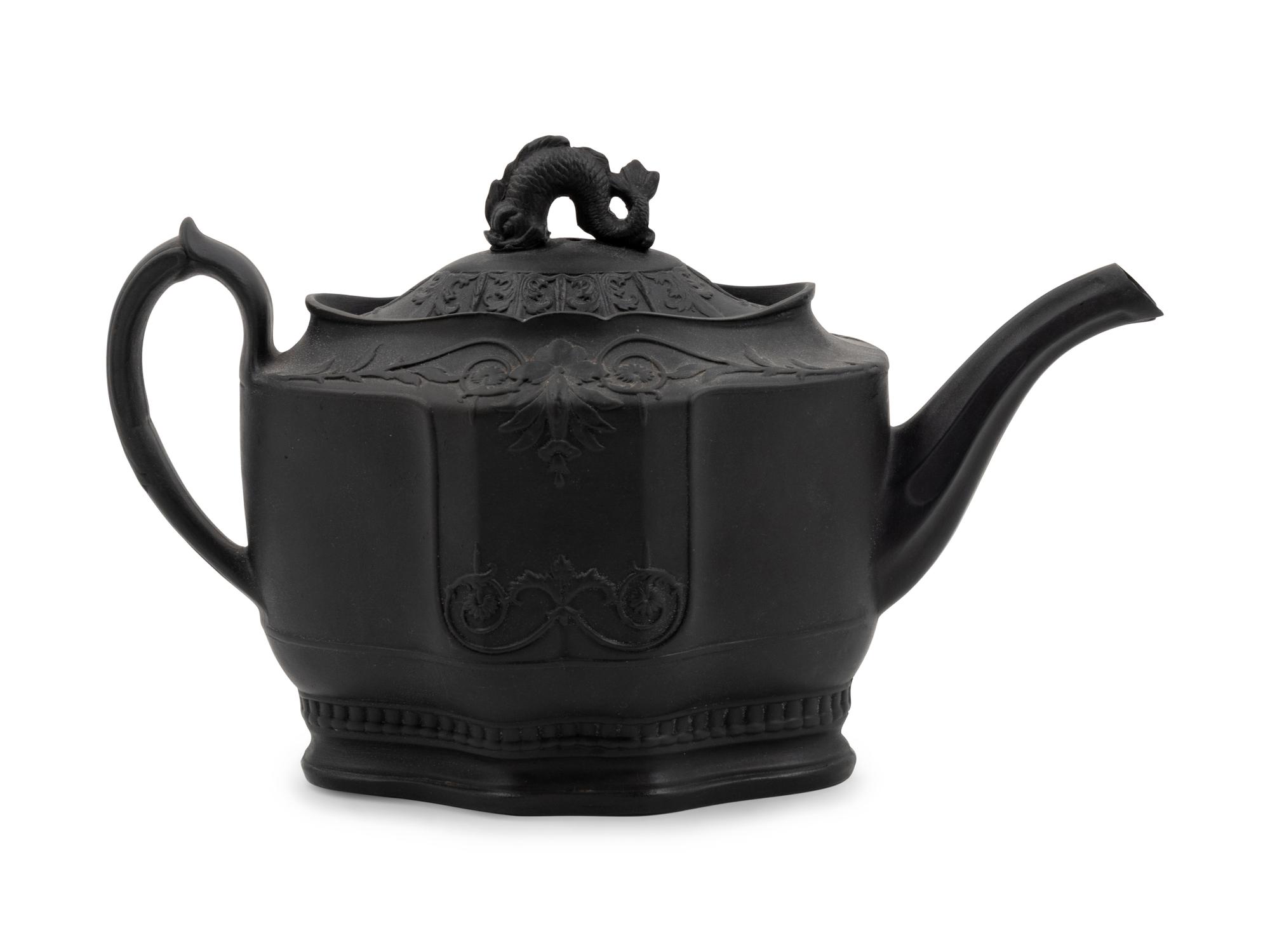 A Wedgwood Basalt Teapot