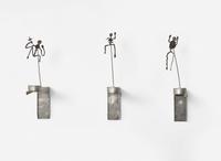 Christian Boltanski (French, 1944-2021), Les Bougies (Shadows from the Lesson of Darkness, Set B) Set of Three