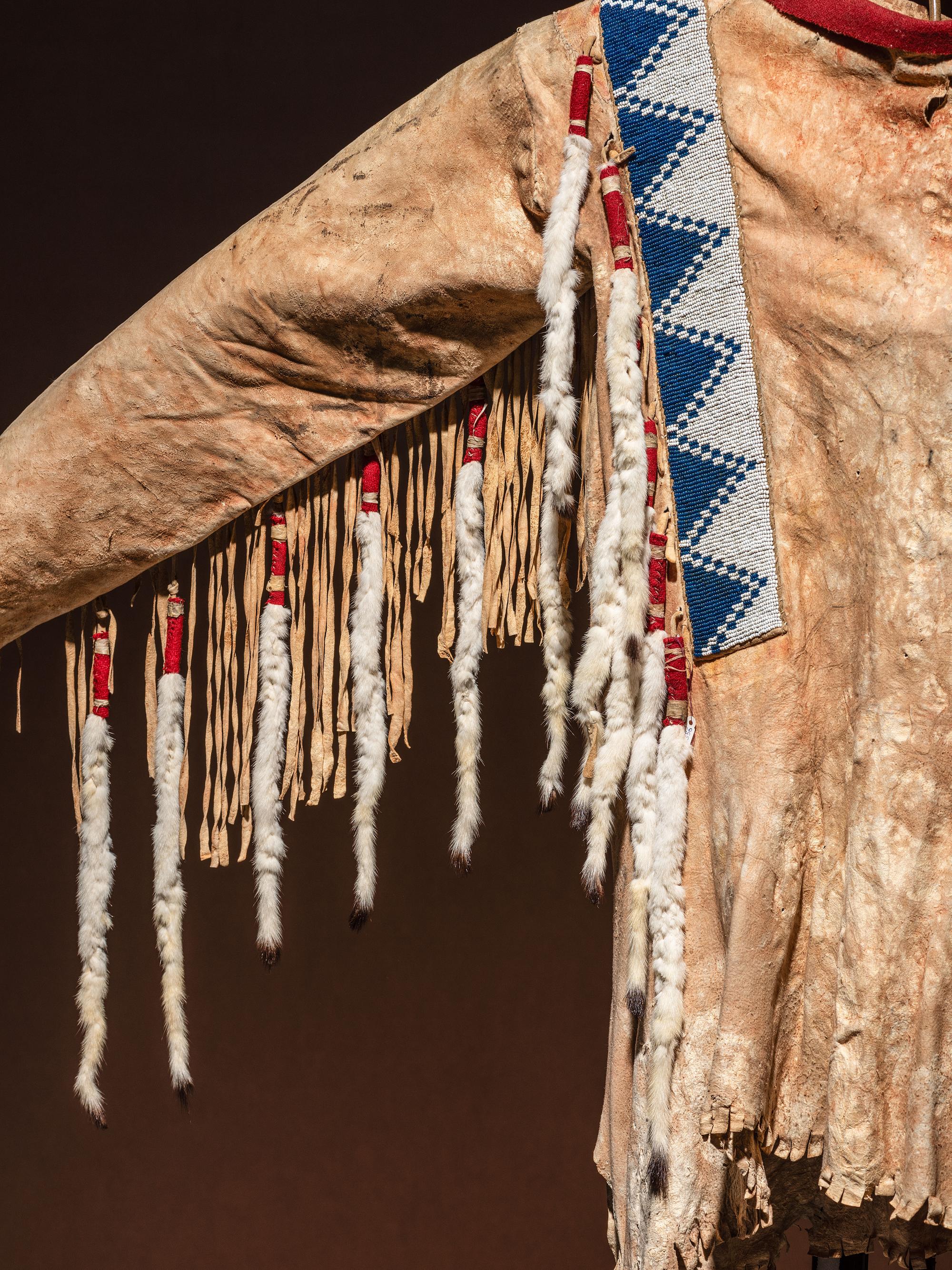 Blackfeet Beaded Hide Shirt