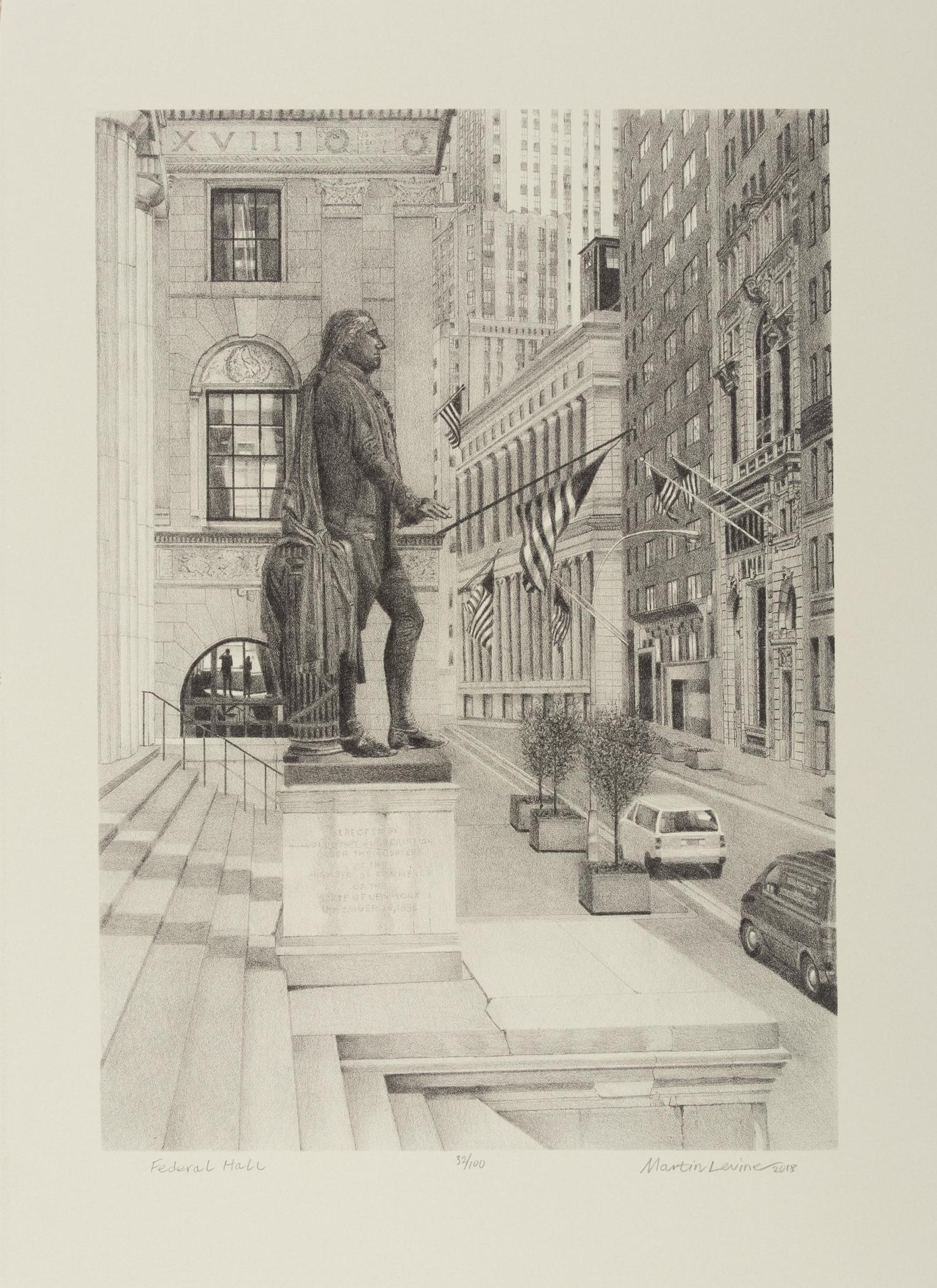Collection of eight prints from the Print Club of Albany