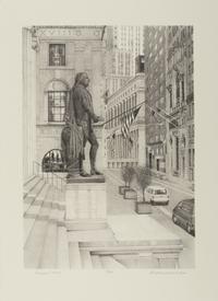 Collection of eight prints from the Print Club of Albany