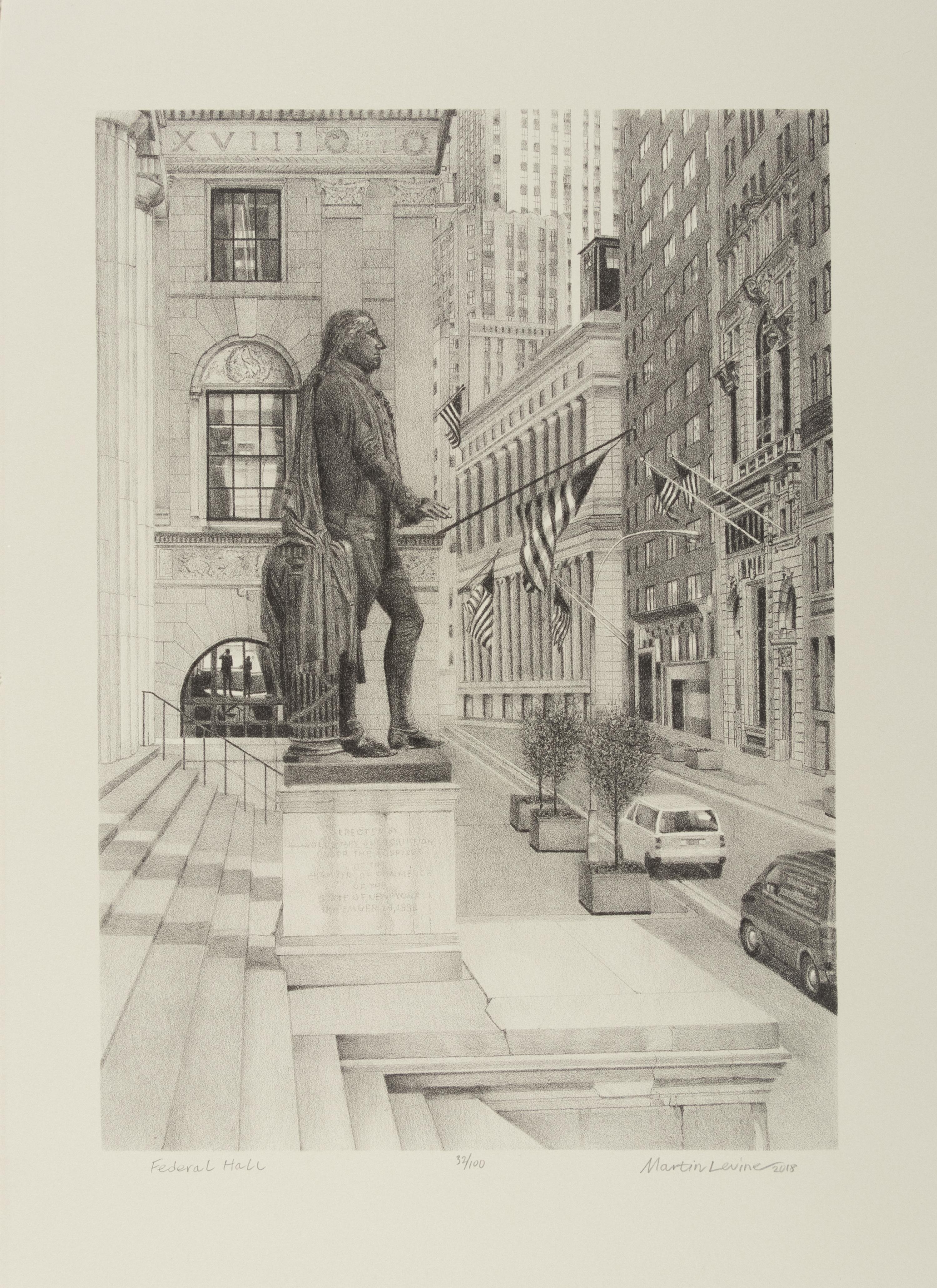 Collection of eight prints from the Print Club of Albany