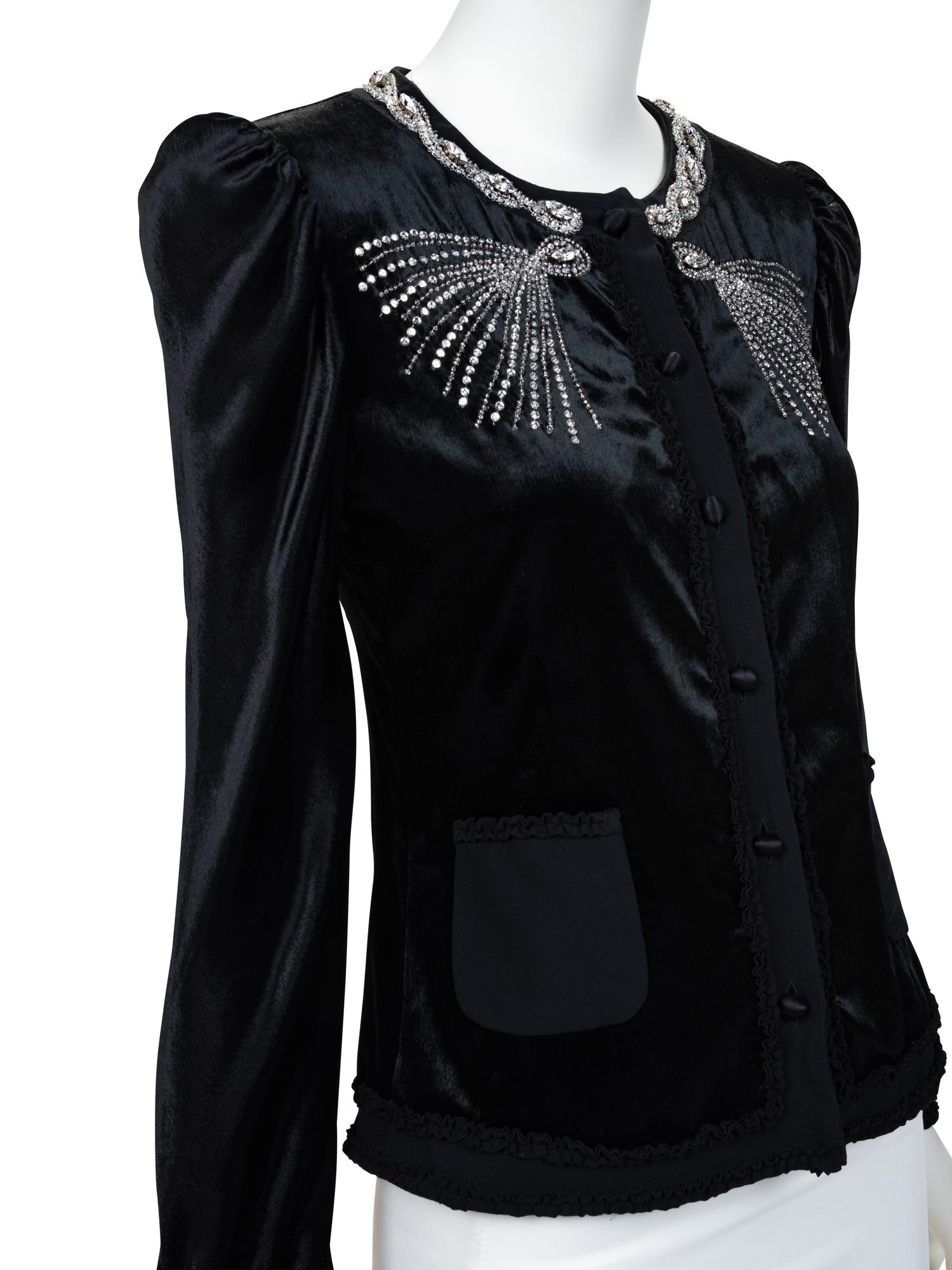 Two Embellished Jackets: One Ungaro, One Oscar de la Renta, 2000-20s