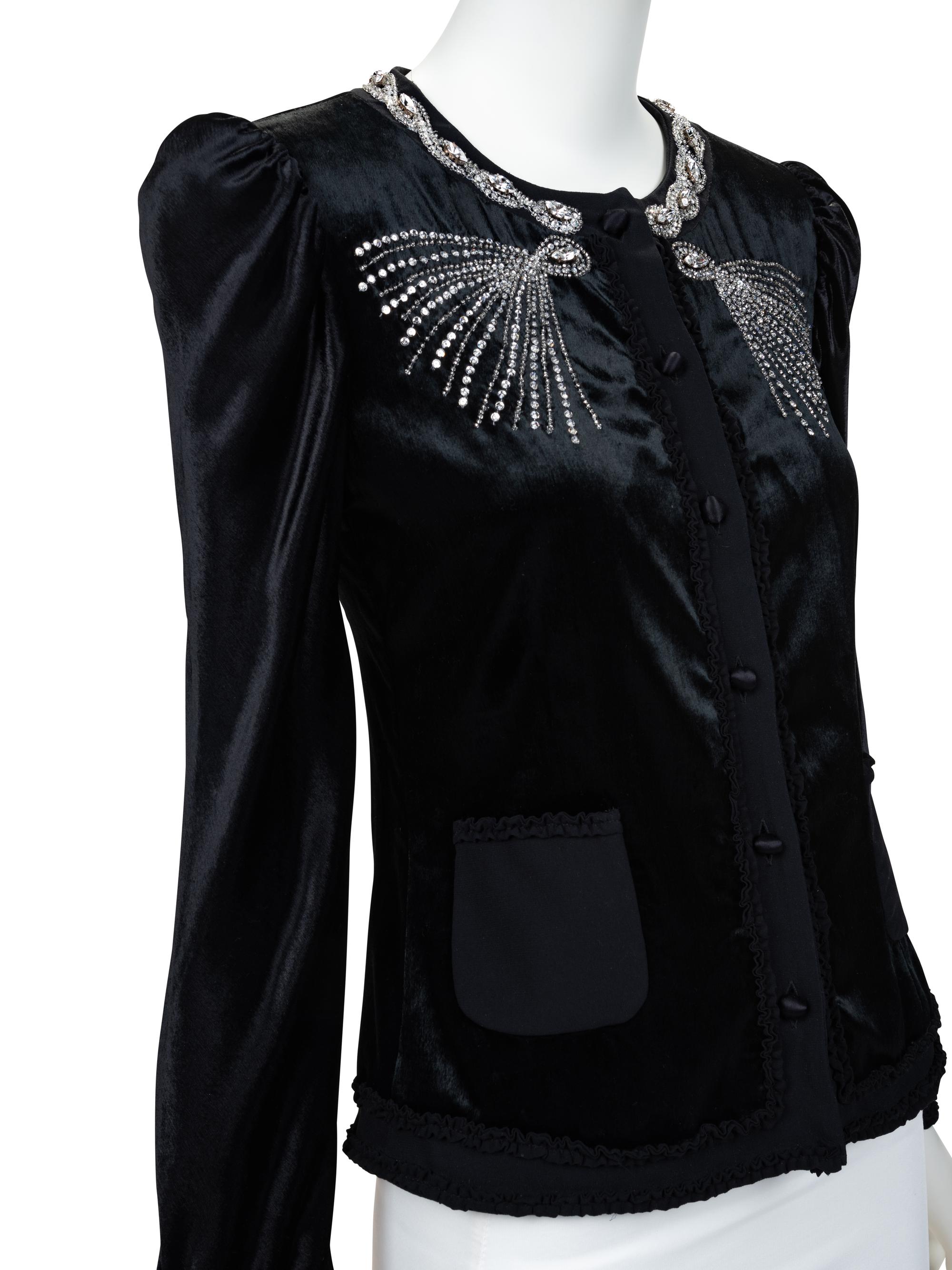 Two Embellished Jackets: One Ungaro, One Oscar de la Renta, 2000-20s