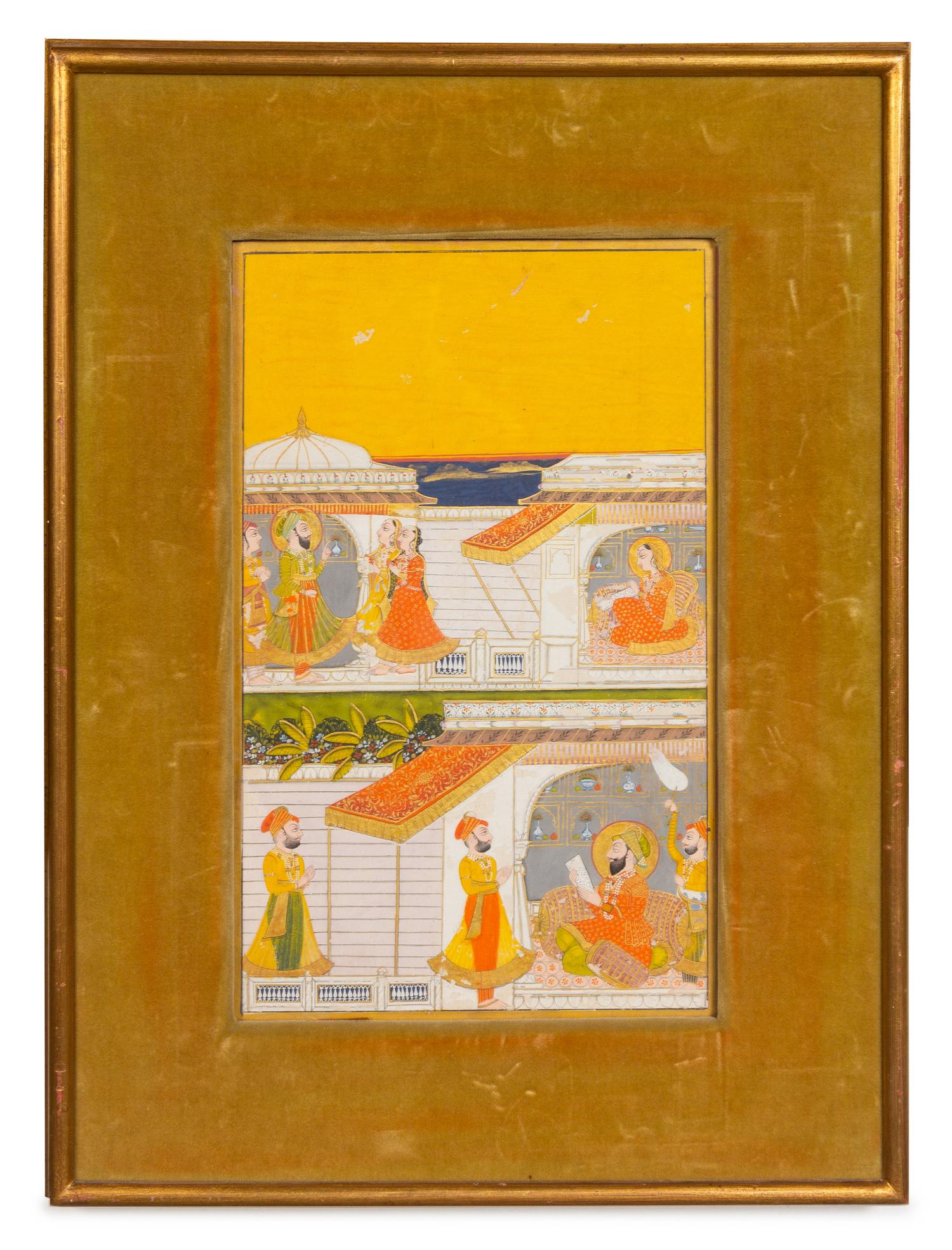 A Persian Illustrated Manuscript Leaf 11 1/2 x 7 inches (image). — 19TH CENTURY