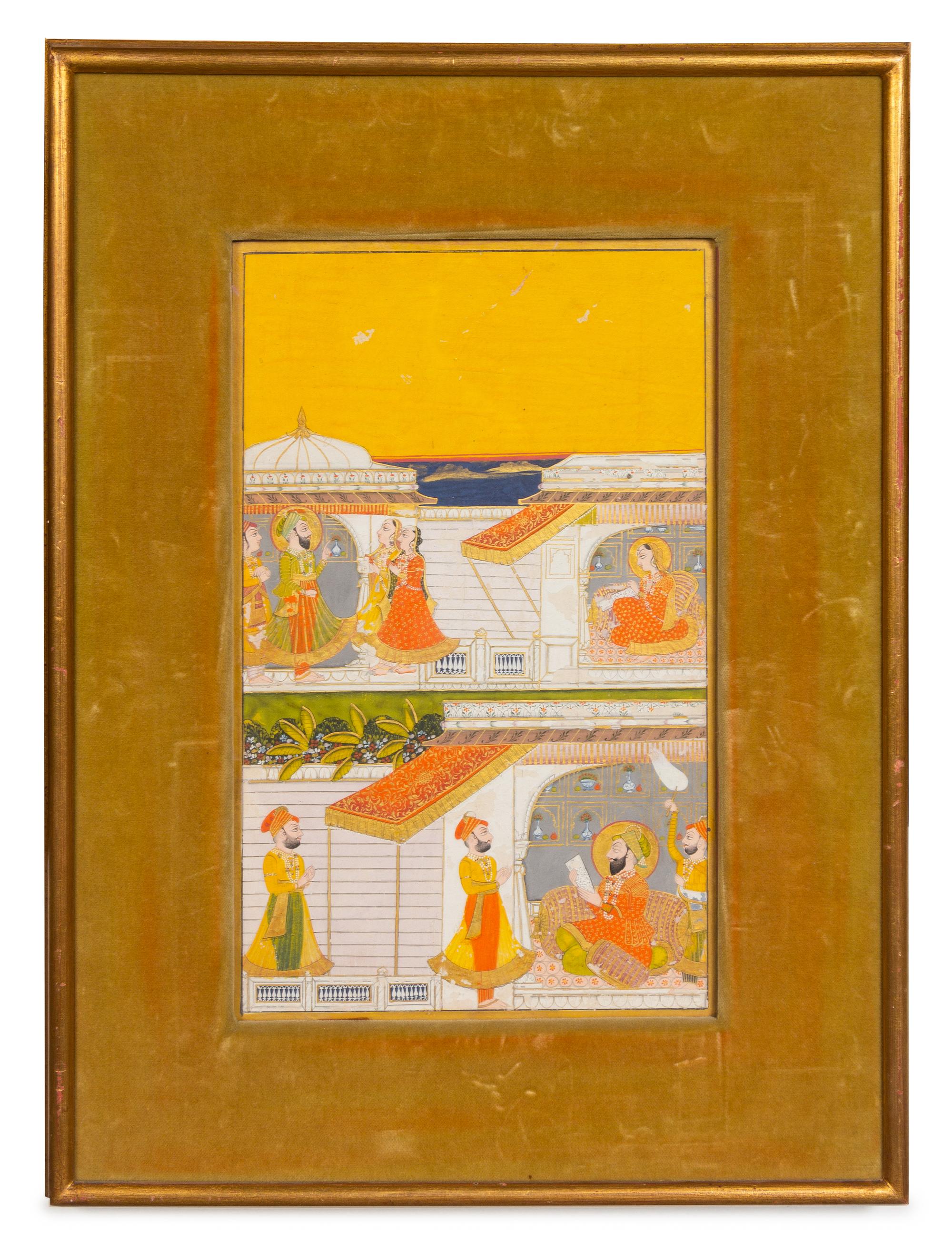 A Persian Illustrated Manuscript Leaf 11 1/2 x 7 inches (image). — 19TH CENTURY