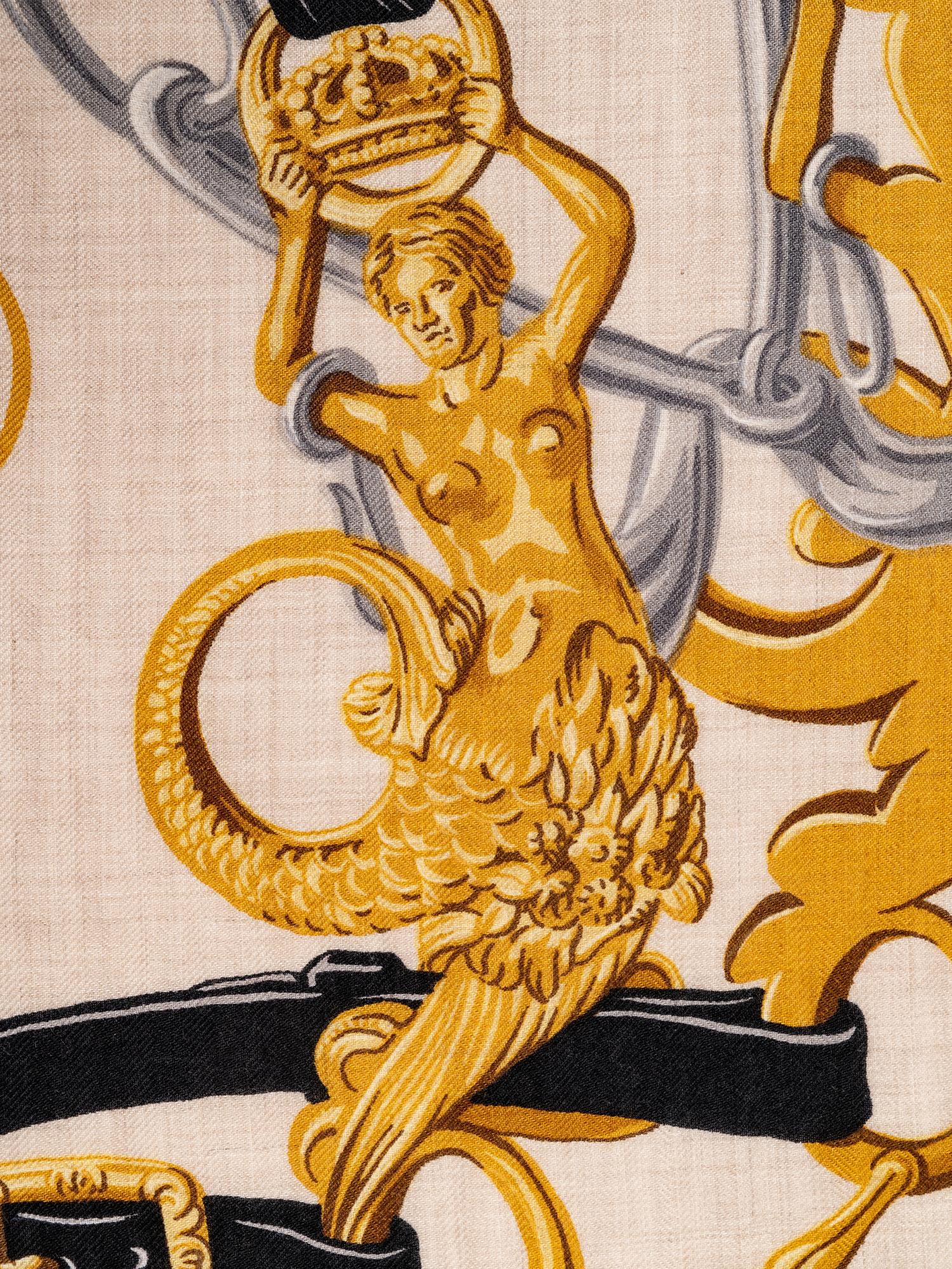 Hermès 140cm Cashmere/Silk Scarf