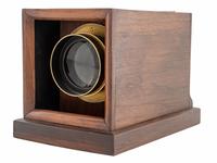 [Early Photography] Replica "Plumbe"-style Daguerreotype Camera by Robert Lisle, 1984