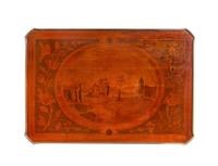A Louis XV Gilt Bronze Mounted Marquetry Table à Écrire