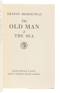 HEMINGWAY, Ernest. A group of 5 FIRST ENGLISH EDITIONS, comprising: