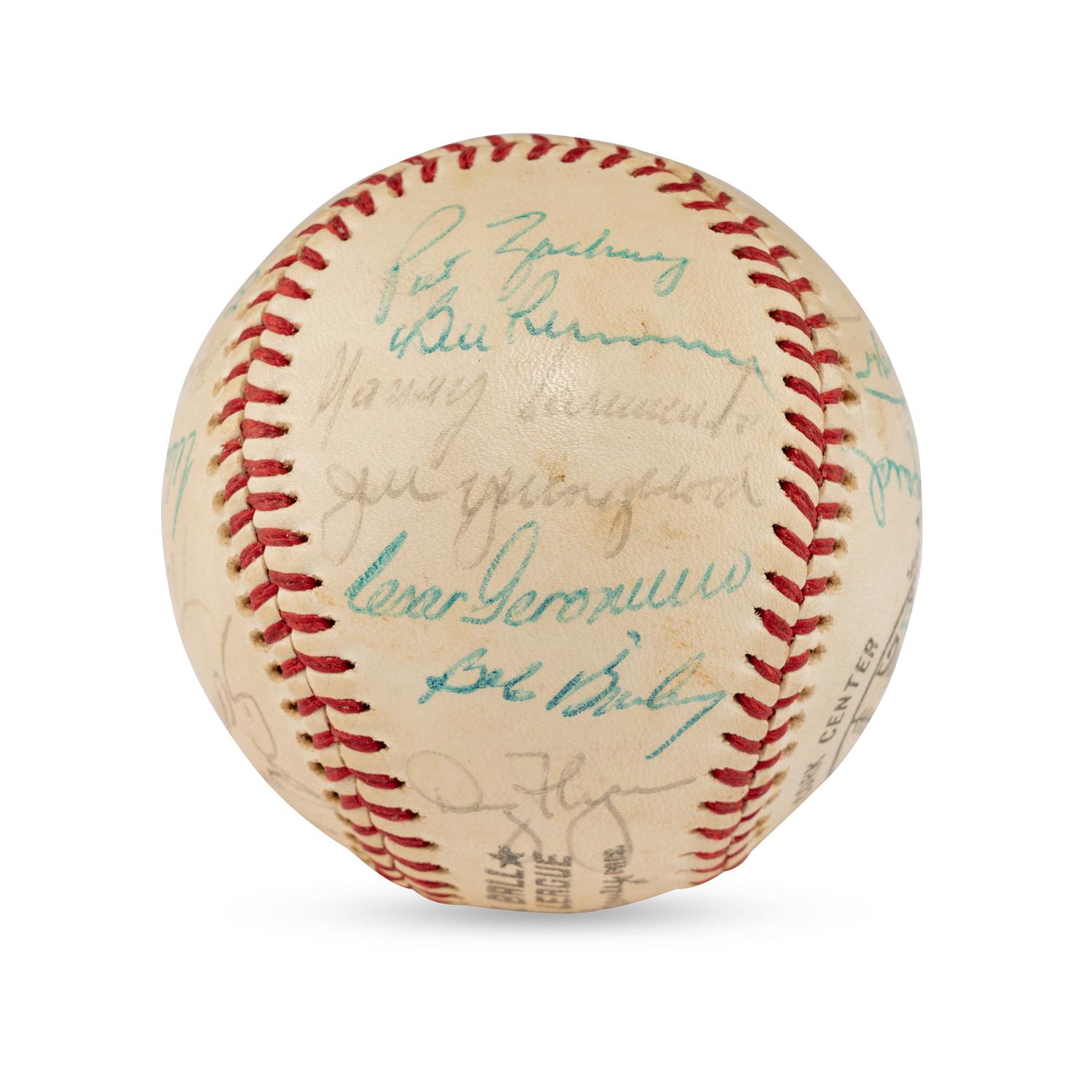 A 1976 Cincinnati Reds Team Signed Autograph Baseball