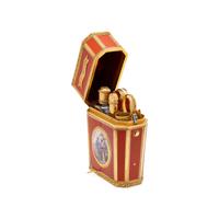 A Louis XVI Gold, Lacquer and Enamel-Mounted Nécessaire