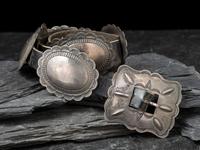 Navajo Sterling Silver Concha Belt
